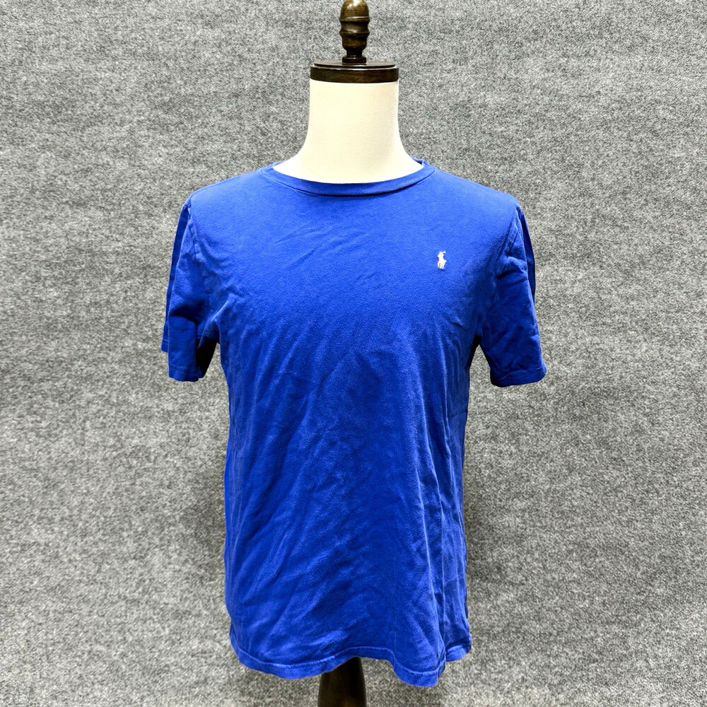 Polo Ralph Lauren T Shirt Youth XL 18-20 Blue Pony Logo Short Sleeve Cotton